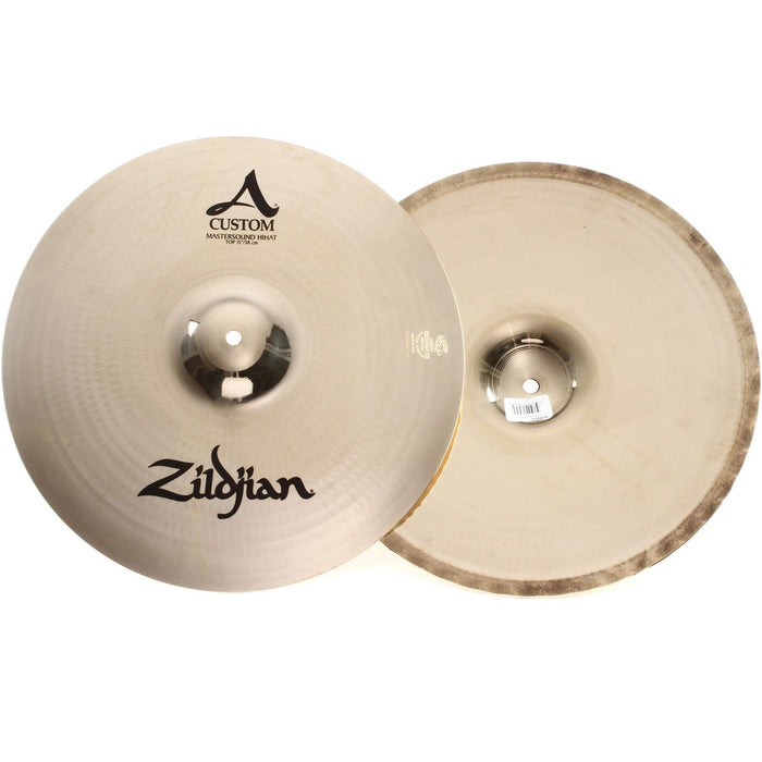 Zildjian A Custom Series 15 Inch Mastersound Hi-Hat Cymbals (A20553)