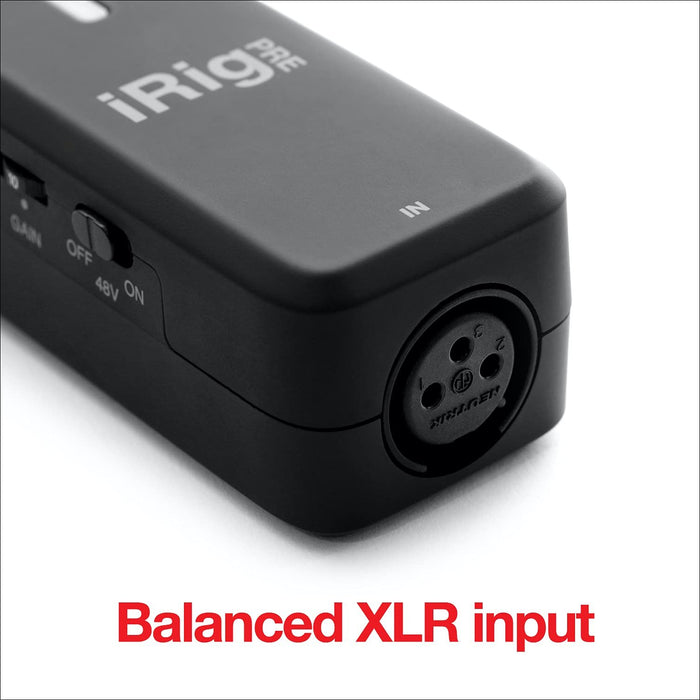 IK Multimedia iRig Pre HD iOS Microphone Preamp & Interface