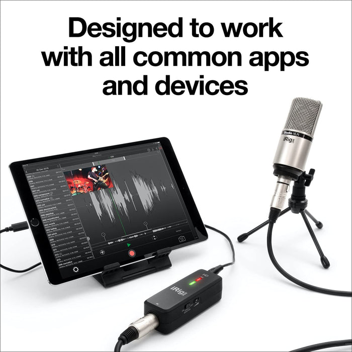 IK Multimedia iRig Pre HD iOS Microphone Preamp & Interface