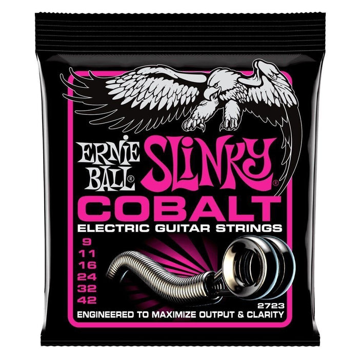 Ernie Ball Super Cobalt Strings 9-42, 2-Pack (2723)